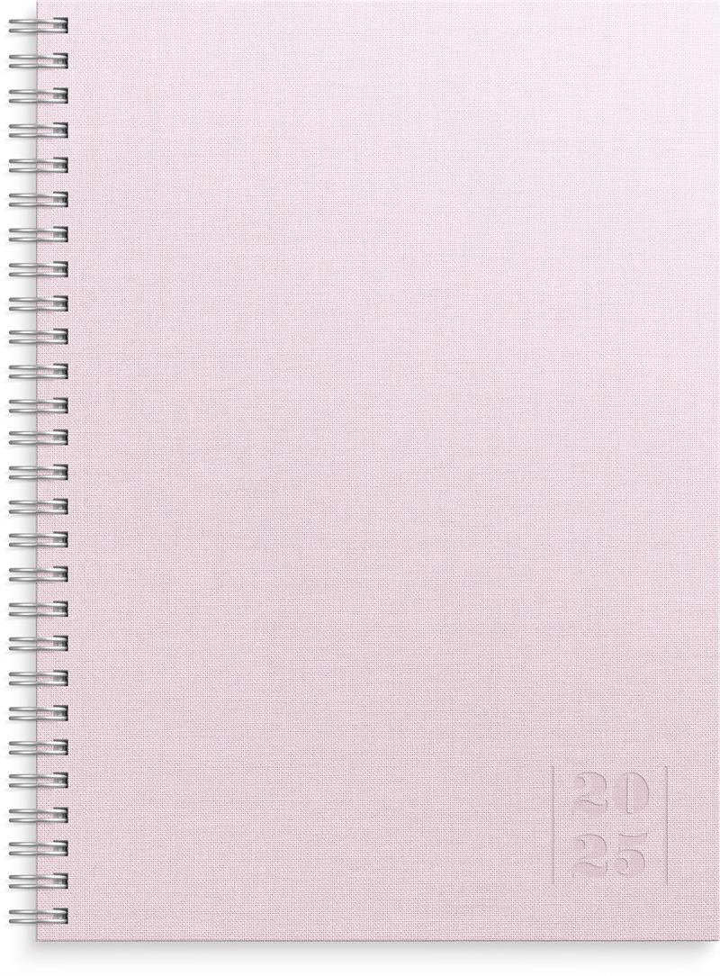 Kalender 2025 Business Textile rosa