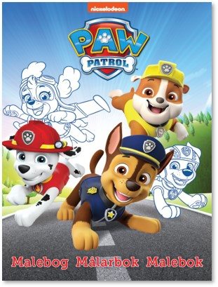 Paw Patrol Målarbok