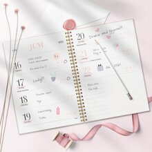 Kalender 24/25 Life Planner Pink Horisontell